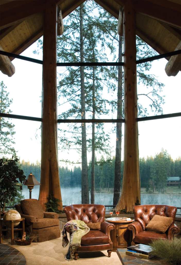 Glass Forest Window Interior